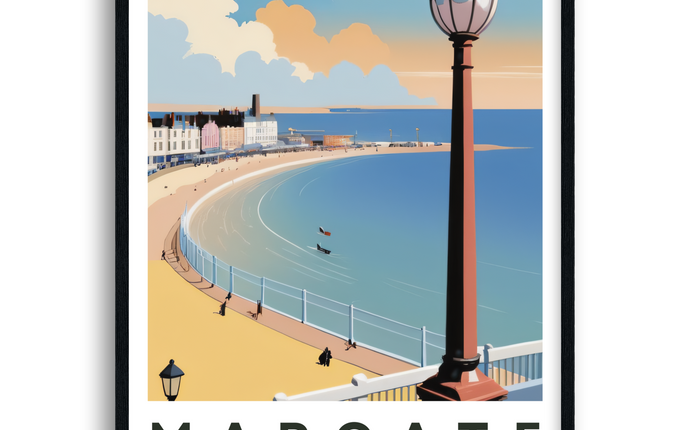 Margate Retro Kent Travel Poster
