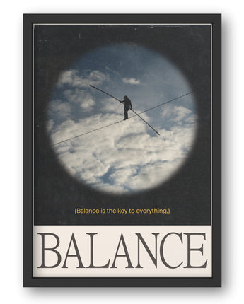 Cool art balance poster